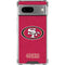 NFL San Francisco 49ers Distressed Google Pixel 8 Clear Case